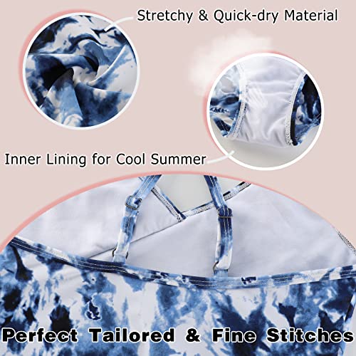 Image of Girls One Piece Swimsuits Hawaiian Ruffle Swimwear Beach Bathing Suit for Summer Vacation