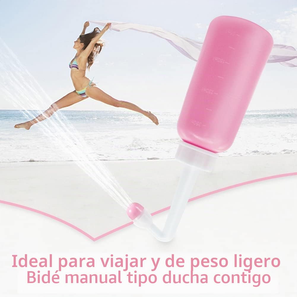 Bidet Portatil 350ml Botella Perineal Postparto con Tasche Impermeabili