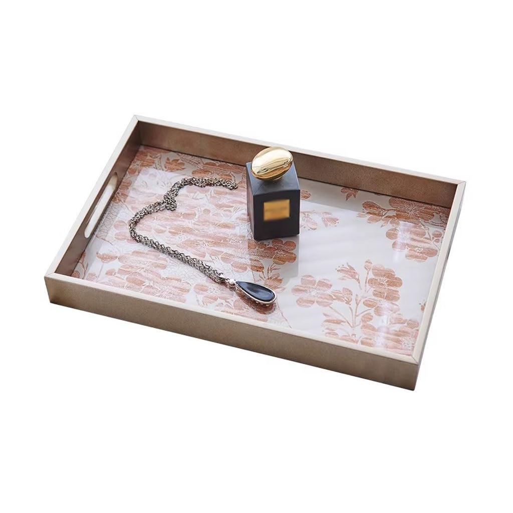 Tray Decor Home Entrance Rectangular Tray Desktop Aromatherapy Ornaments Storage Tray Food Tray