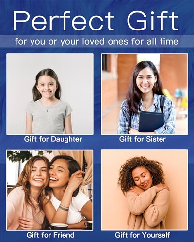 Genuine Birthstone Infinity Necklace for Women, Birthday Gifts for Her, Minimalism Style Jewelry for Everyday Wear3