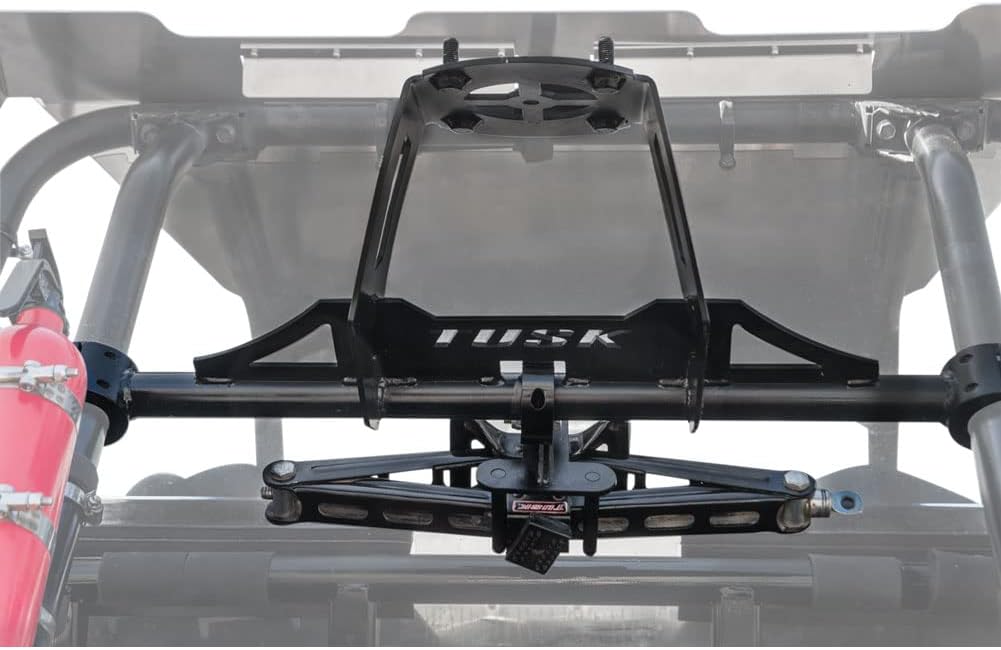 Tusk UTV Heavy-Duty Spare Tire Carrier with 2-Ton Scissor Jack and Mount Includes Lug Wrench Combo Kit Compatible with Polaris RZR XP/XP4 1000 2014-2021