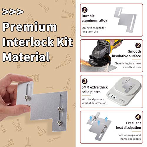 Eaton-Cutler-Hammer Panel Generator Interlock-Kit - 1-1/2 To 1-1/4Inch Space On Main & Branch Challenger Ch/Br Series 150 Or 200Amp Circuit Breaker Box, Safety Manual Electric Lockout Transfer Switch #TOP5
