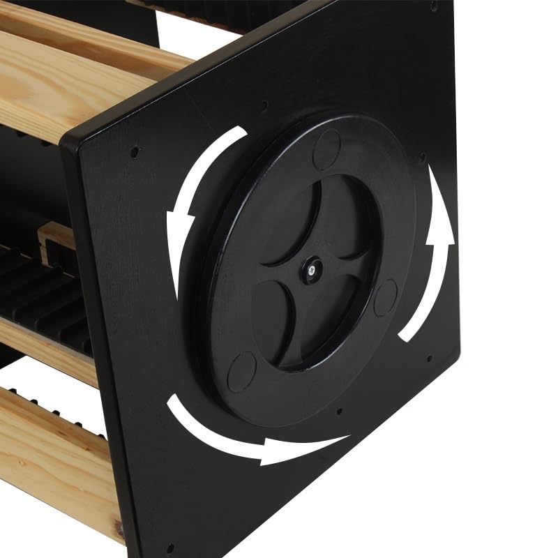 Conservazione dei Dischi in Vinile Porta CD in Legno massello Porta CD Porta Dischi Porta Dischi Gioco Scatola Porta CD Scatola Porta CD di Grande capacità Registrare la Cassa