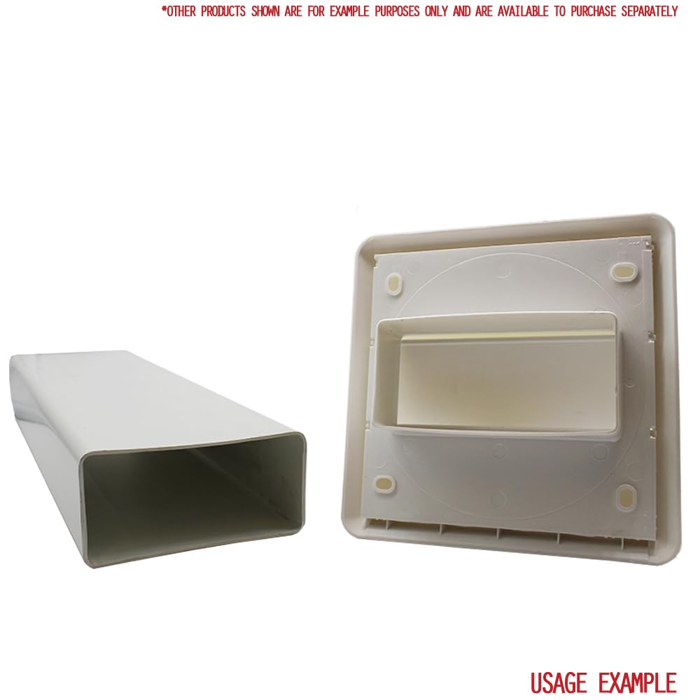 Kair Lüftungsgitter Mit Rechteckzapfen – 110 X 54 Mm, Terracotta – Für Abluftsysteme In Bad, Küche & Keller