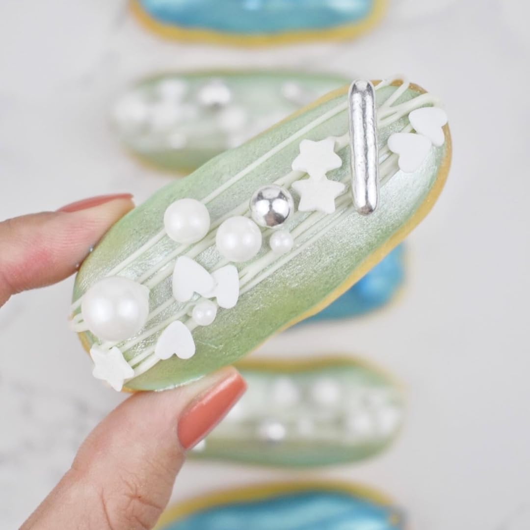 MakeSomeSweets Set di Sprinkles per Matrimonio - Elegante PURPLE WEDDING & WHITE BRIDE Commestibile Sprinkles - Vegano, senza olio di palma, 2 x 100g