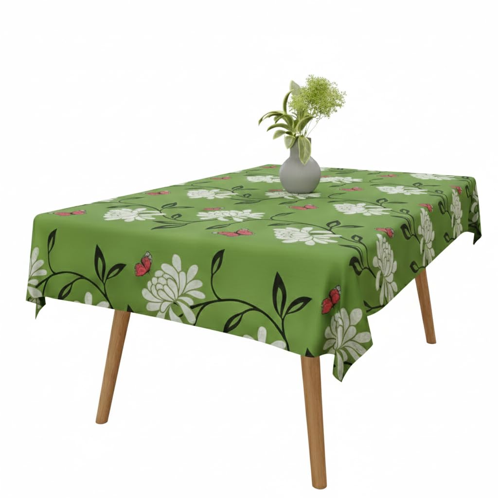 DadaDeals Premium Center Table Cover for 2 to 4 Seater, 40 * 60 inch Size, Waterproof and Dustproof (Green, 40x60 inch- 2-4 Seater)