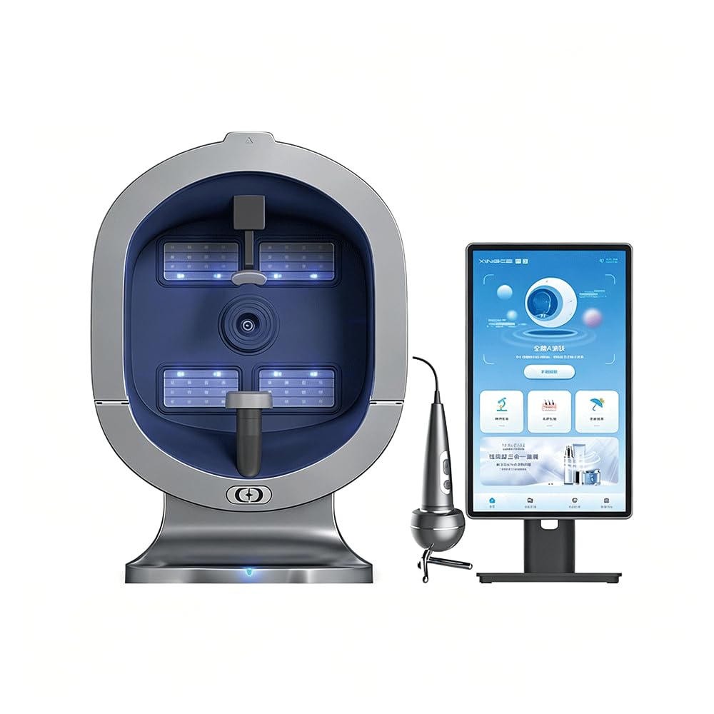 21,5 Zoll HD Beauty Skin Imaging System mit Touchscreen, Gesichts- und Kopfhaut-Sichtgerät, High-Definition-Schönheitsanalysegerät für Salon und Körperpflege