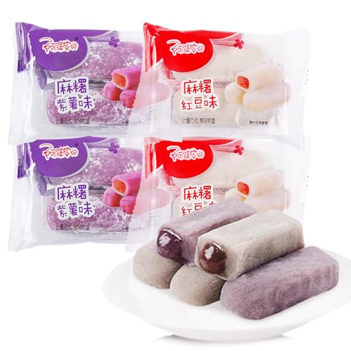 KWOLYKIM Mochi Rice Cake, Rice Cake Traditional Pastry Snack and
