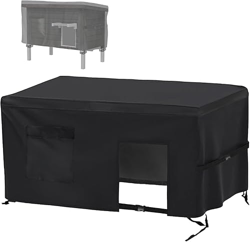 Funda para casa de gato al aire libre para GDLF para Ciokea (solo cubierta), cubierta de casa para gatos al aire libre, 34.5 pulgadas de largo x