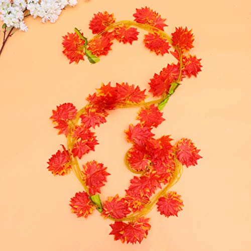 POPETPOP 30 Stuks Grote Blad Wijnstok Decor Planten Wijnstokken Nep Groen Slingers Muur Opknoping Decoratie Voor Huis… - Afbeelding 5