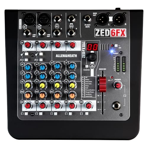 Allen & Heath ZED6FX アナログミキサー [動作確認済み] Allen & Heath ZED6FX アナログミキサー [動作確認済み