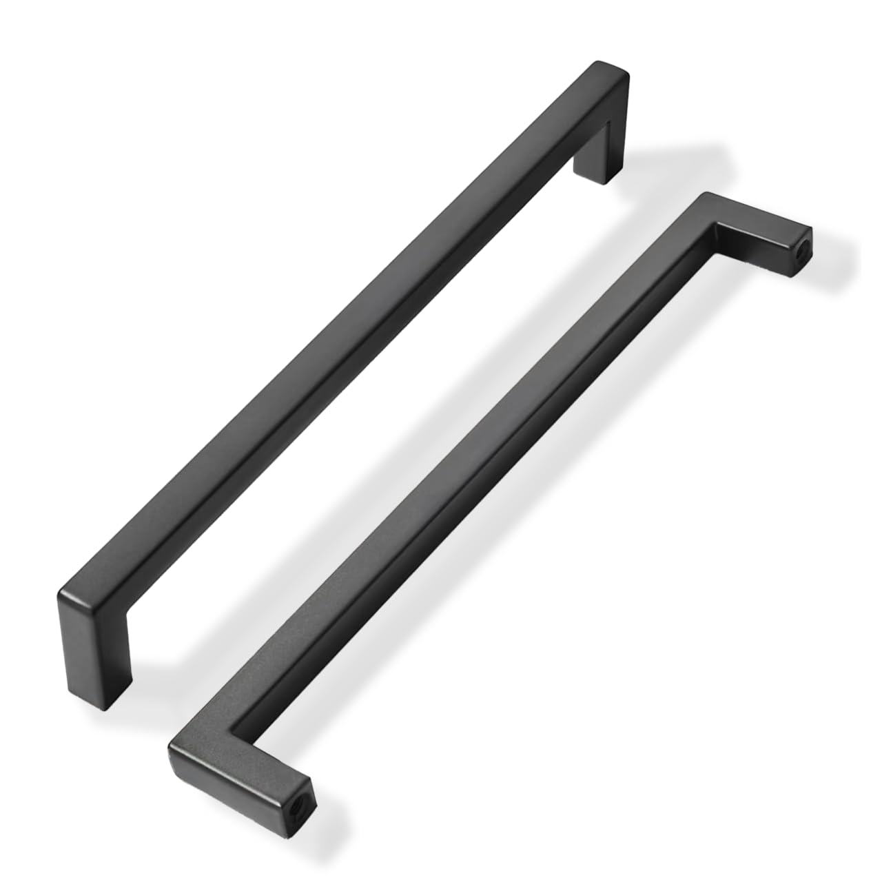 khtumeware 5 Pack Solid Black Cabinet Pulls