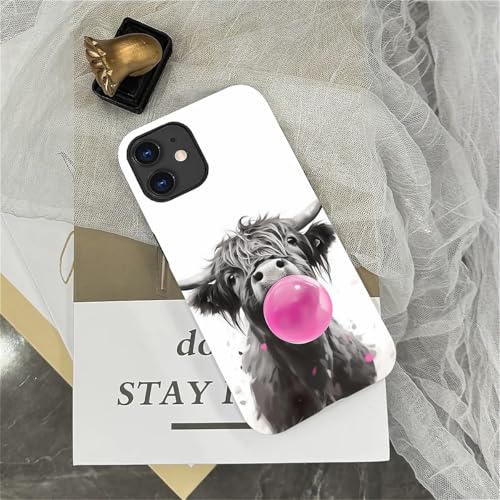 Coque iPhone 11 vache des Highlands idée cadeau originale protection silicone rigide - 7
