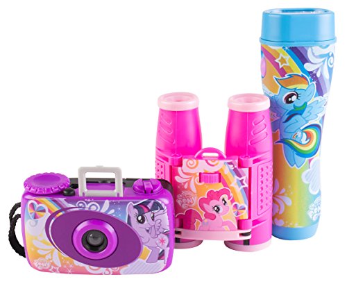 My Little Pony Telescope with Tripod by Warner Brothers | Kids Telescope for Young Scientists, Encourage Scientific Discovery, Educational Insights, Toys & Games, 2-Piece, Black/Yellow