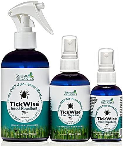 3 Moms Organics TickWise | DEET- Free, Tick and Insect Repellent ...