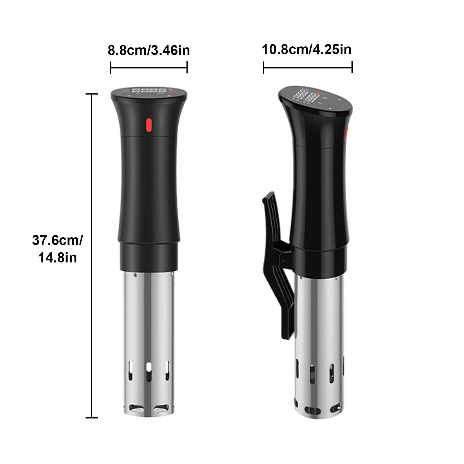 Sous Vide, Máquina Sous Vide de 1100W, Circulador de Inmersión Térmica para Baño de Agua, Control Preciso de Tiempo y Temperatura, Rango de 25–95°C