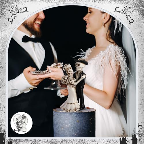 Figurilla Pareja Calavera Día de Muertos Decorativa miniatura 6