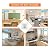 Seimneire 12pcs Drywall Repair Patch, 8" x 8" Drywall Patch Self Adhesive Aluminum Wall Repair Patch Kit
