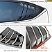 for Mazda 3 Axela 2014 2015 2016 2017 2018 Rear Side Window Louvers Sport Style Triangular Window Glass Blinds Air Vent Scoop Shades Cover Trim Blinds Auto Exterior ABS Decorate Accessories