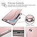 Fintie Case for iPad Mini/Mini 2 / Mini 3 [Corner Protection] - [Multi-Angle Viewing] Folio Smart Stand Protective Cover with Pocket, Auto Sleep/Wake for iPad Mini 1 / Mini 2 / Mini 3, Rose Gold