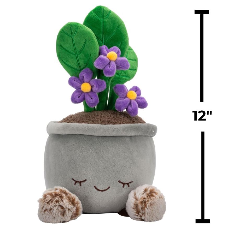 Amazon.com: Russ Greenhouse 12-Inch African Violet Plant Plush