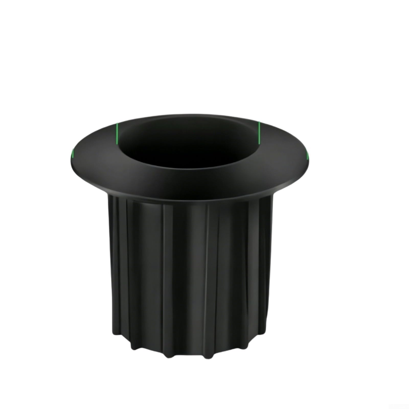 HpLive 1 x Parasol Hole Ring Insert Made of Robust Plastic, Replacement Sleeve with 32/38/48 mm Rings and Slanted Socket, Suitable for Patio Tables (32 mm Hole Ring)