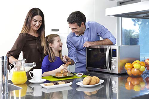 Sharp Electronics (Europe) R982STWE Mikrowelle / 1000 W / 42 L Garraum / 2700 W Heißluft / 10 Gar...