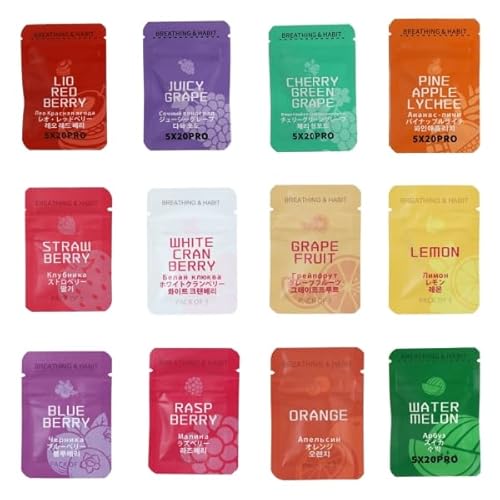 Orgone Flavoured Inner Filter Packs with All Kinds of Fruits Flavors Flavoured Air Breathlace Filter Natural Essential Oil Breath Breathing Filter