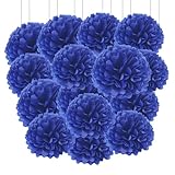 Photo Gallery 20 pompon di carta velina – blu reale – 20 cm – pompon di carta velina per fidanzamento, matrimonio, festa di compleanno Photo Gallery 20 pompon di carta velina – blu reale – 20 cm – pompon di carta velina per fidanzamento, matrimonio, festa di compleanno
