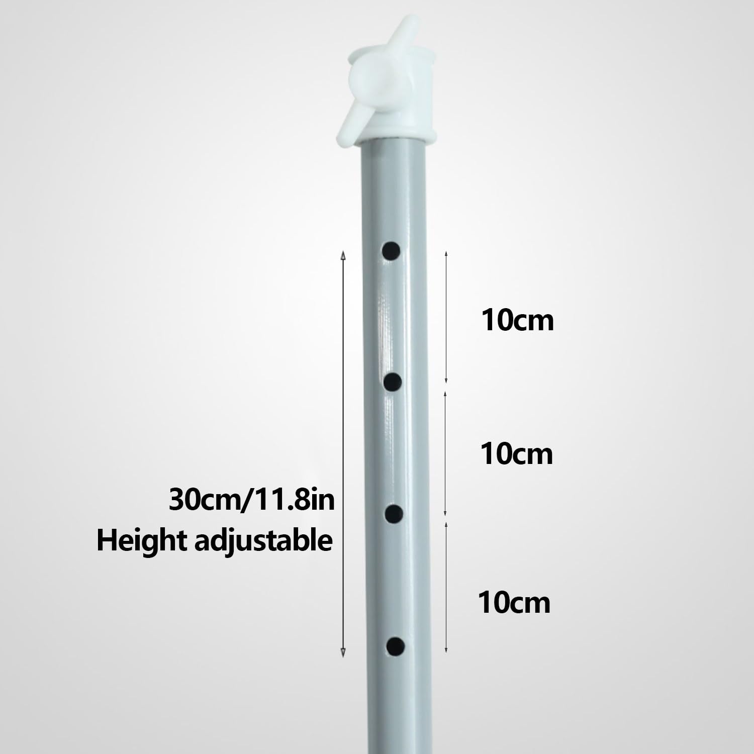 Ombrellone da tavolo anti-UV per patio, mercato, 2,4 m e 2,6 m, rotondo, regolabile in altezza, portatile, parasole per cortile, terrazzo, giardino