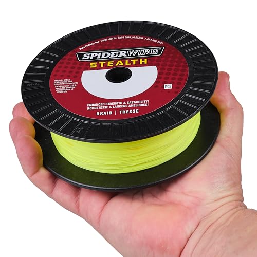 image for SpiderWire Stealth® Superline, Hi-Vis Yellow, 50lb | 22.6kg, 500yd | 