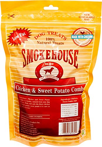 Smokehouse Chicken & Sweet Potato Dog Treats, 16 Ounce, 6 Pack