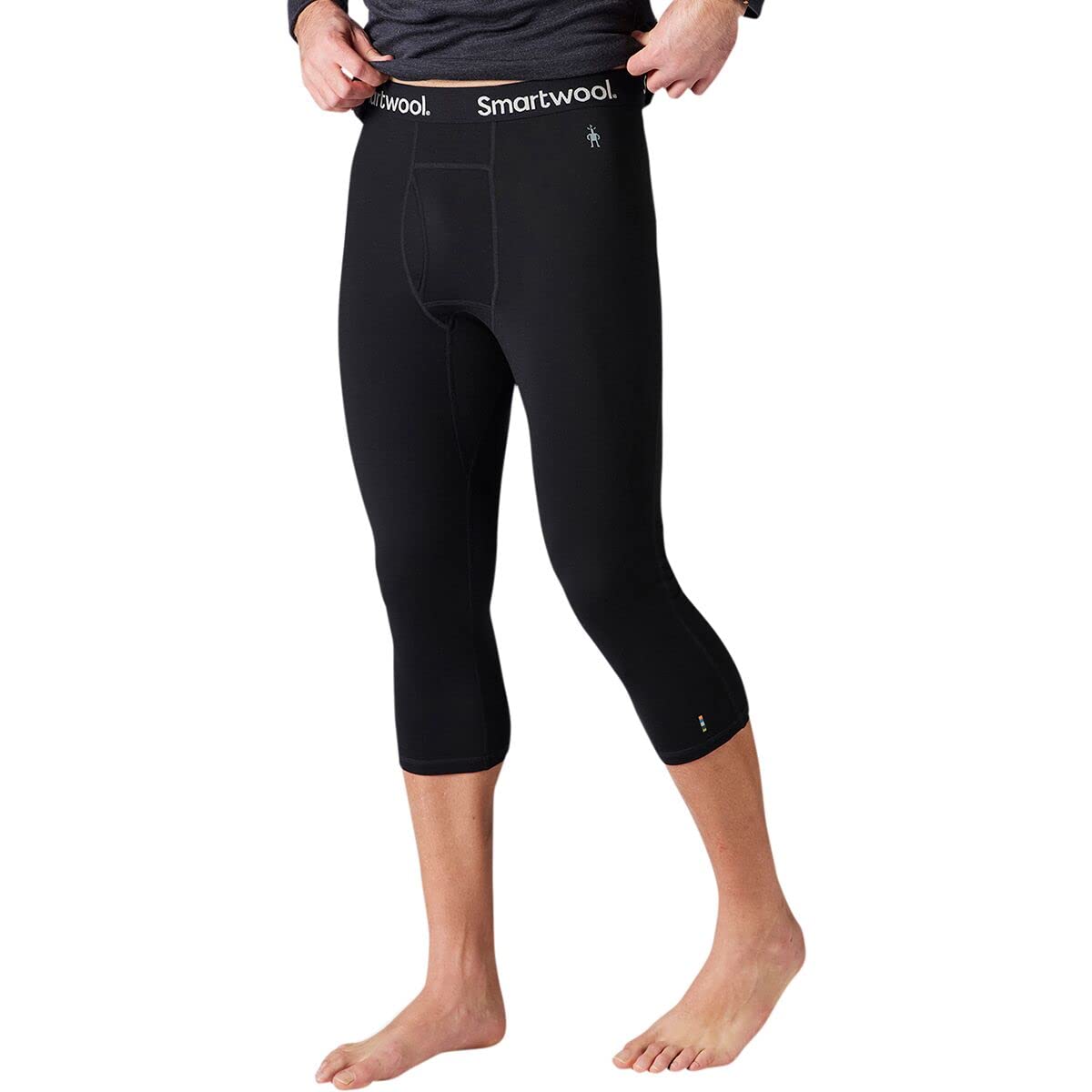 SmartwoolMen's Classic All-Season Merino Base Layer 3/4 Bottom. Breathable Merino Wool Pants