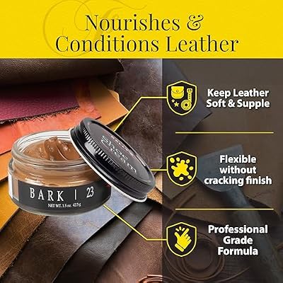 Kelly's Bark Shoe Polish 1.5 oz - Professional Leather Shoe Cream