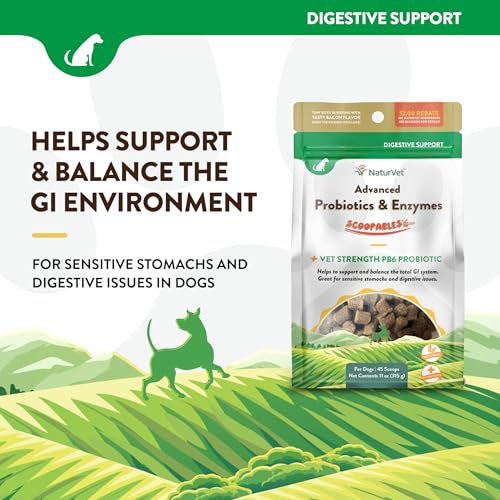 Image of NaturVet Advanced Probiotics for Dogs Scoopables Food Topper - 11oz