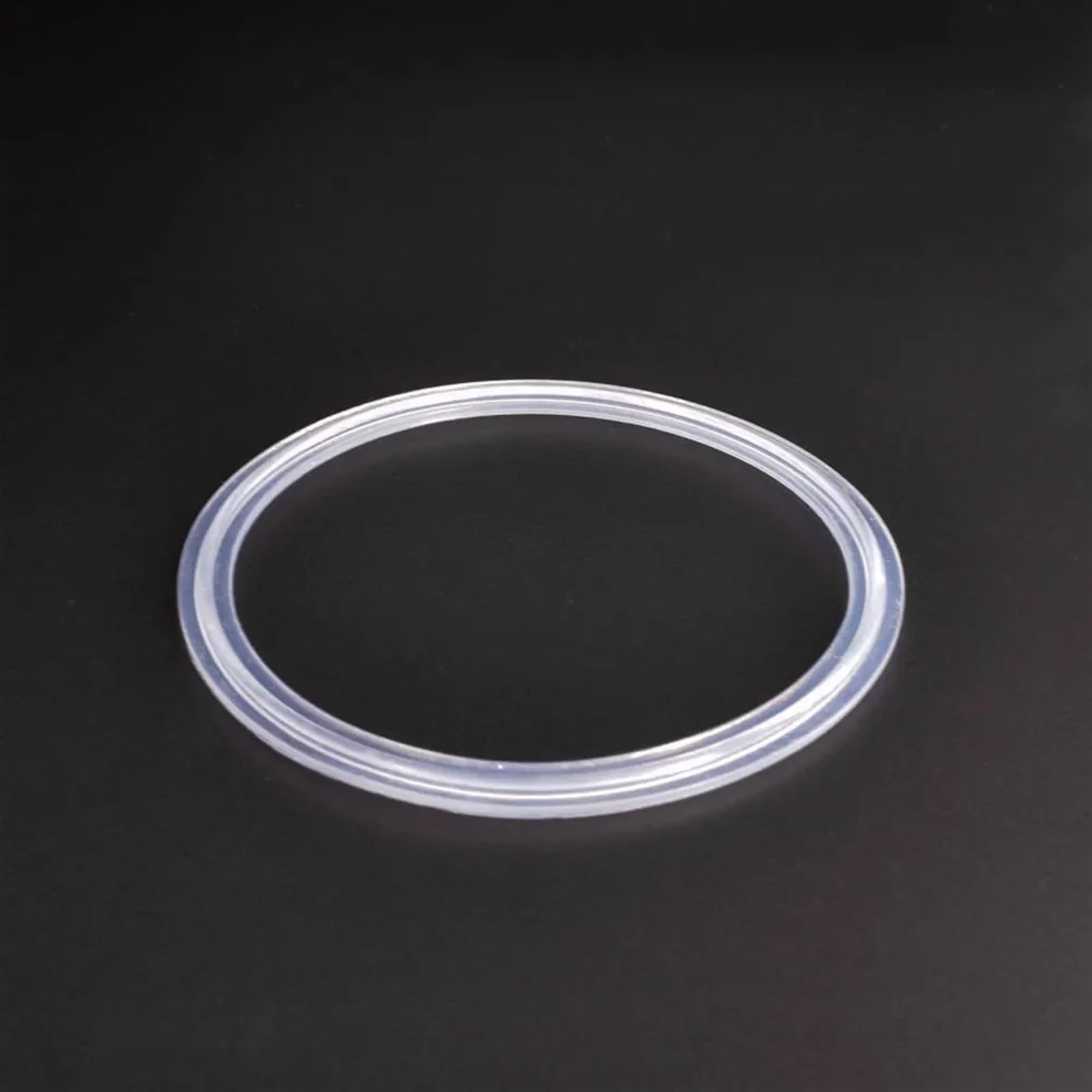 5 uds 0,5 "0,75" 1 "1,5" 2 "2,5" 3 "4" Tri abrazadera junta de sellado de silicona transparente anillo de tira (Tamaño : 219x233mm)