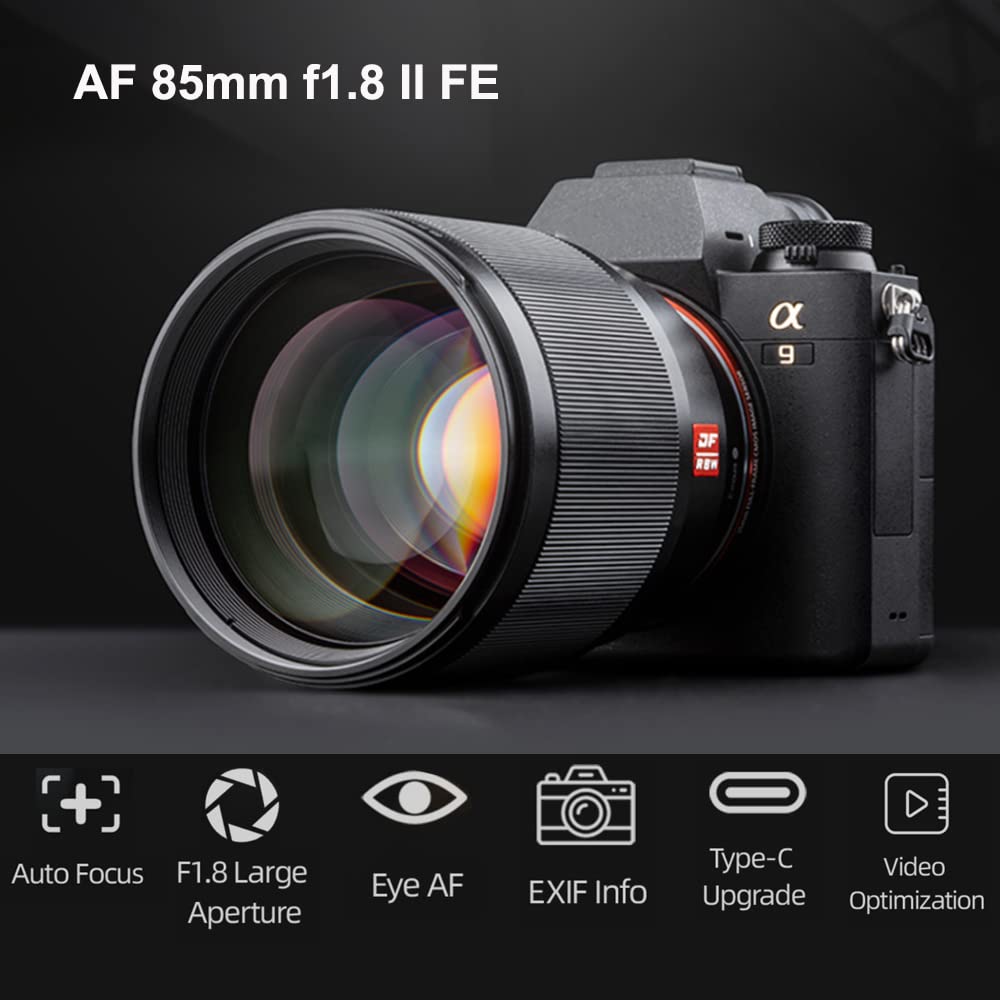 Amazon.com : VILTROX 85mm F1.8 Mark II Auto Focus STM Full Frame