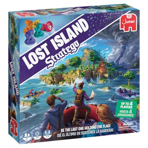 Stratego Lost Island, Fun Multiplayer Family Strategy Game, 2-4 Players, Aged 8 Years Plus