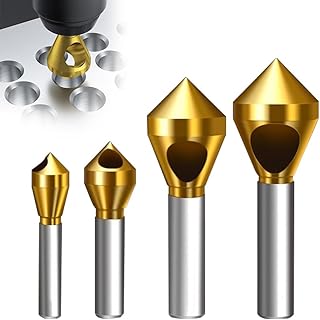 4 Pcs Pro Countersink Drill Bit Set