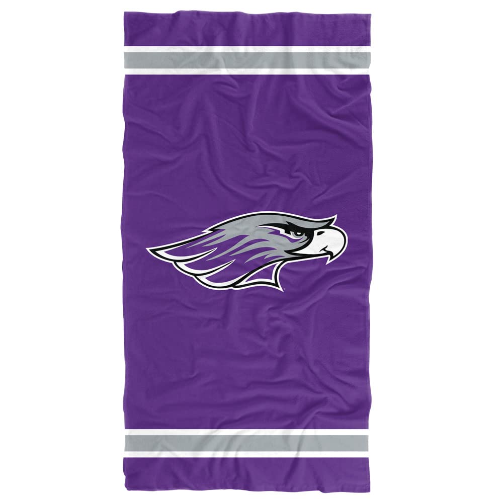 LOGOVISION University of Wisconsin Whitewater Beach Towel/Bath Towel, 30"x60" Stripes