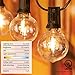 Brightown 180FT Outdoor String Lights Patio Lights with 62 Shatterproof Bulbs Vintage Edison Bulbs, Waterproof Outside Hanging Lights for Backyard Deck Garden Party Xmas Decor, 2700K
