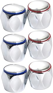 DOITOOL 6pcs Hot and Cold Water Switch Tub Accessories for Bathtub Bathtub Faucets Faucet Knob Handle Water Faucet Handles Cold Faucet Handle Tap Knob Handle Sink Faucet Handle Sink Abs