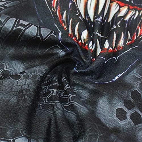 Miniatura 7 de Obacle - Media máscara de calavera, para protección contra el viento, el sol, sin costuras, 3D, para hombres, mujeres, duradera, delgada,