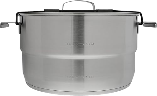 Miniatura 4 de Stanley Even Heat Camp Pro - Juego de utensilios de cocina de camping de 11 piezas con ollas y sartenes de acero inoxidable utensilios tapas y