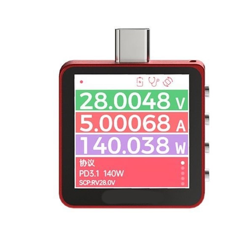 Aundhegrtt As Shown Laptop Charging Detection -X3 Voltage Current Tester Usb Fast Charging Detector Mobile Fast Charging