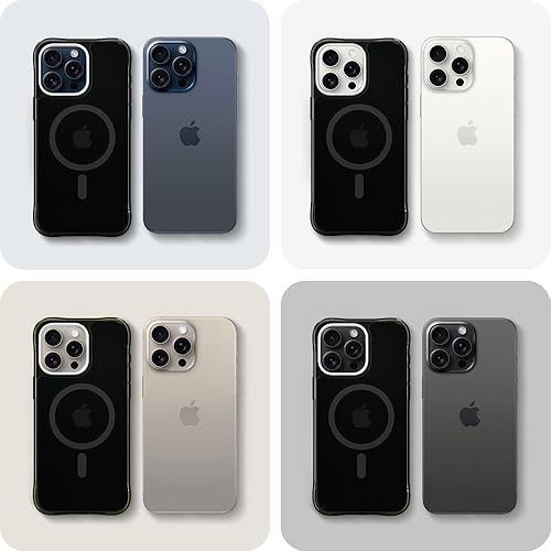 Miniatura 2 de CYRILL UltraSheer Mag - Funda protectora para iPhone 15 Pro (2023), color amarillo neón y verde, transparente, tintada brillante, para hombres y