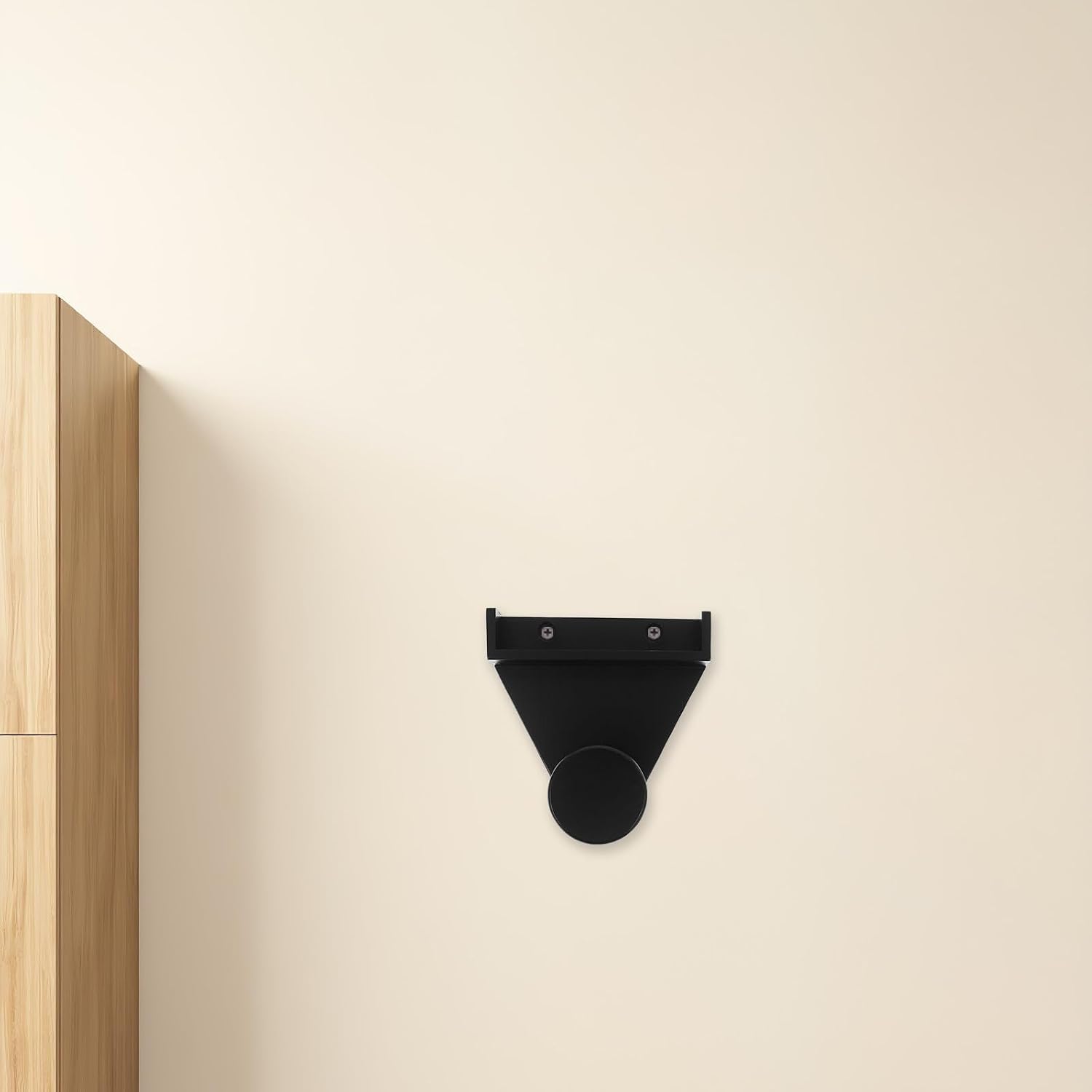 Billiard Ball Rack Shelf Plastic Wall Mounted for Black Billiards Room | Chalk Box Holder, Triangle Rack Storage, Residential Play Area Use, High Bearing Structure with Robust Stability