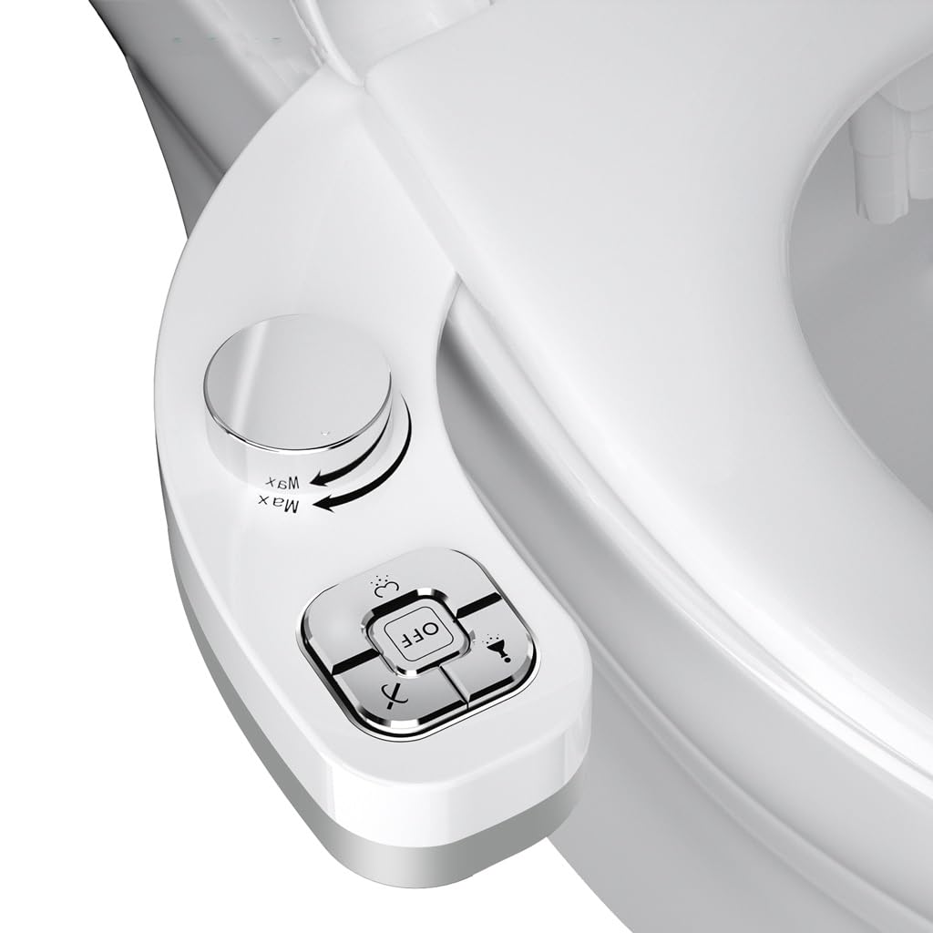 Button Bidet NonElectricSelf Cleaning Dual Nozzle Frontal and Rear Wash D Uniform Size