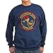 CafePress Retro Northern Soul The Torch Sweat-shirt - Bleu - S