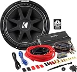KICKER Subwoofer and Amp Package of 3 Items...